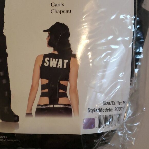 LEG AVENUE SWAT SNIPER ONE PIECE BODY CATSUIT SIZE MEDIUM - Picture 3 of 5